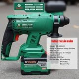  Khoan Đục Bê Tông WORKFIX 2,6J, Khoan Pin 3 Chức Năng 