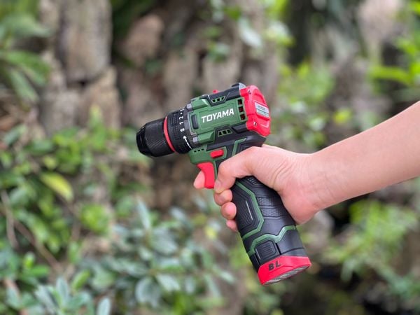 Khoan pin đầu 10mm TOYAMA X-1BL, Khoan pin mini, Khoan vặn vít đầu 10, Khoan băt vít, Khoan bắn vít 10mm