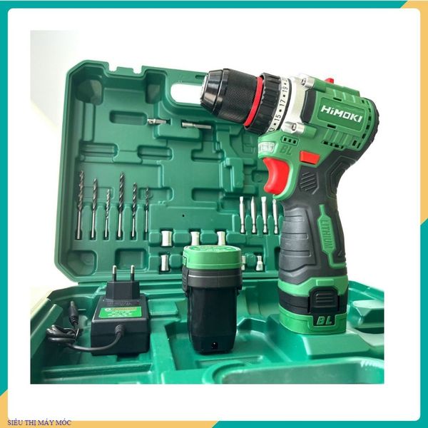 Máy khoan pin HIMOKI, Khoan Pin Mini, Khoan Pin Không Chổi Than