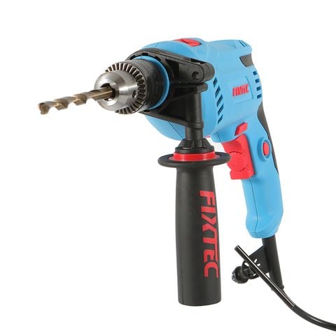 Máy Khoan Điện Fixtec FID60003 600W, Máy khoan Đầu kẹp 13mm, Máy khoan búa gia đình