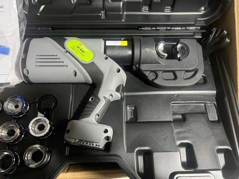 Máy ép cốt dùng Pin Lucian NE-400B, Máy ép đầu cốt dùng pin, Kìm ép cốt Pin Lucian