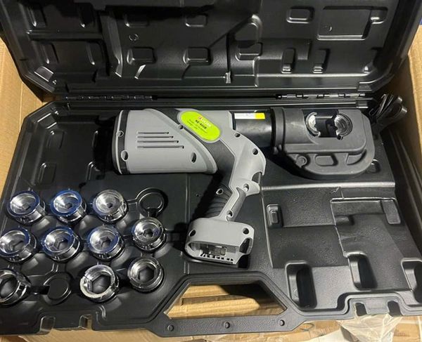 Máy ép cốt dùng Pin Lucian NE-400B, Máy ép đầu cốt dùng pin, Kìm ép cốt Pin Lucian