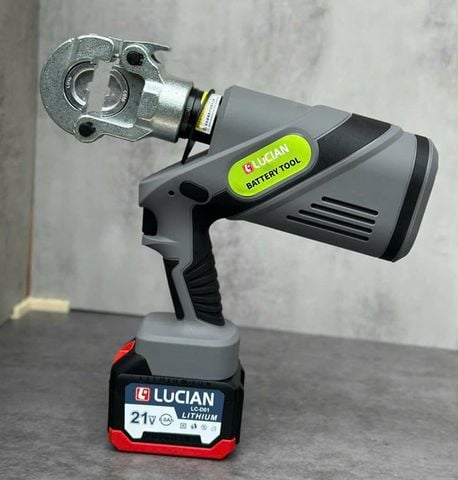 Kìm ép cốt thuỷ lực Lucian NE-300B, Kìm ép cos thuỷ lực Pin, Kìm bóp cốt thuỷ lực dùng Pin