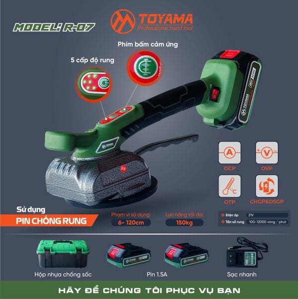 Máy rung lát gạch 21V, Máy ốp lát 21V, Máy ốp lát Makita, Máy rung lát gạch Dewalt 21V, Máy rung ốp lát Caowang 21V, Máy rung lát gạch pin 5cell