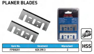 Lưỡi Bào Gỗ FIXTEC FPB8201 82mm Sử dụng cho máy FPL60001
