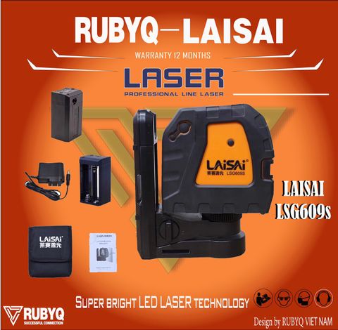 Máy Cân Mực Laisai, Máy cân bằng Laser, Máy bắn cốt Laisai, Máy thăng bằng laze, Máy lase LSG609S, Máy trắc địa lase