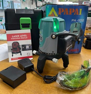 Máy Bắn Cốt Laser 5 Tia xanh 1102, Máy cân bằng 5 bia, Máy cân mực 5 tia