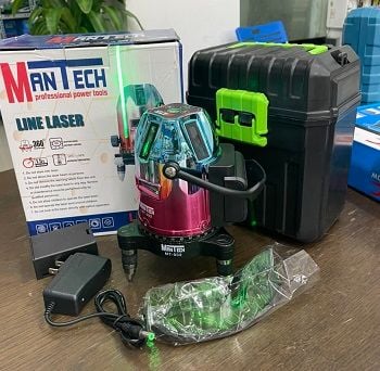 Máy Bắn Cốt Laze, Máy cân bằng Lase, Máy Cân Mực Laser Mantec MT-502, Máy Thăng Bằng 5 tia, Máy cân cốt Lase