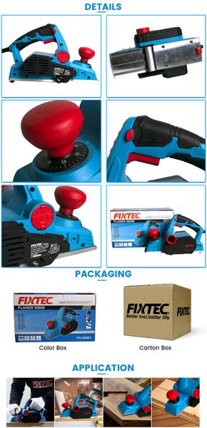 Máy bào cầm tay FIXTEC Model  FPL90001 Công suất 900W