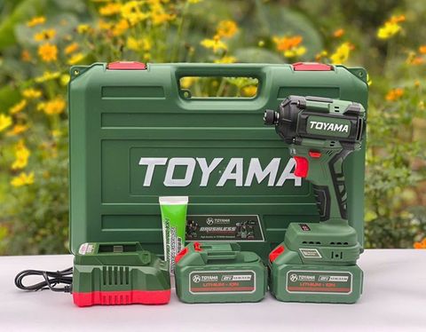Máy Chuyên Vặn Vít Toyama CV-380BL, Máy Bắt Vít Dùng Pin 21V, Máy Bắn Vít Tôn 380nm