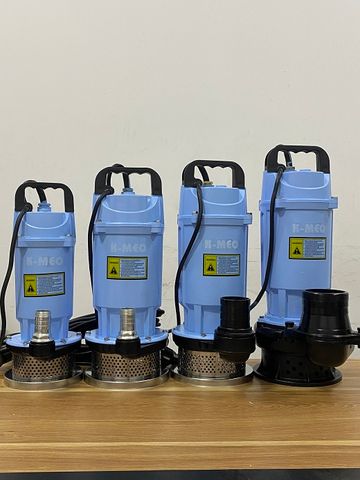 Máy bơm tõm 370W, Máy bơm chìm 750W, Máy bơm tầng hầm 1100W, Máy bơm giếng 1500W