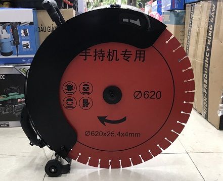 Máy cắt đường cầm tay 620, Máy cắt bê tông cầm tay, Cắt tường bê tông, Cắt bê tông dày, Máy cắt bê tông điện, Máy cắt sàn bê tông