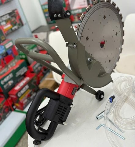 Máy Cắt Tường Bê Tông Vòng 410, Máy Cưa Vòng Bê Tông Không Chổi Than, Máy Cắt Tường Sâu 30cm, Máy Cắt Đá Vòng, Máy Cưa Tường Vòng