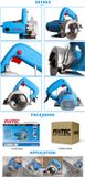  Máy cắt gạch Fixtec FMC12401 công suất: 1240 W 