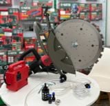  Máy Cắt Tường Bê Tông Vòng 410, Máy Cưa Vòng Bê Tông Không Chổi Than, Máy Cắt Tường Sâu 30cm, Máy Cắt Đá Vòng, Máy Cưa Tường Vòng 