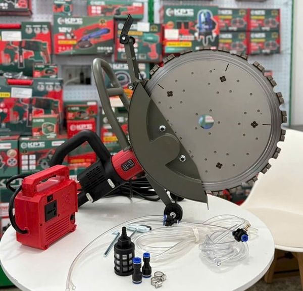 Máy Cắt Tường Bê Tông Vòng 410, Máy Cưa Vòng Bê Tông Không Chổi Than, Máy Cắt Tường Sâu 30cm, Máy Cắt Đá Vòng, Máy Cưa Tường Vòng