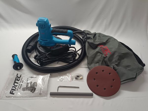 Máy chà tường FIXTEC FDS08001, Máy chà tường có đèn, Máy chà nhám tường,