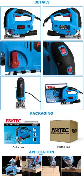 Máy cưa lọng cầm tay FIXTEC Model  FJS85001 Công suất 600W