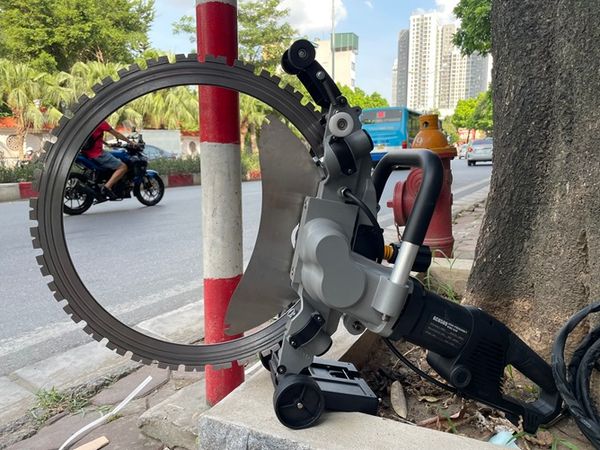 Máy cắt bê tông vòng HGP AC8500, Máy cắt bê tông đĩa vòng HGP, Máy cắt cầu thang bê tông 500, Máy cắt mái bê tông, Máy cưa bê tông vòng HGP