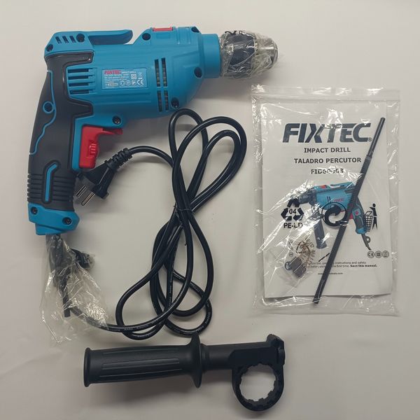Máy Khoan Điện Fixtec FID60003 600W, Máy khoan Đầu kẹp 13mm, Máy khoan búa gia đình