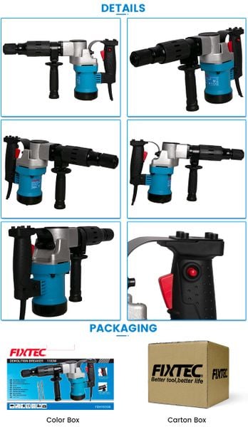 Máy đục bê tông FIXTEC FDH110130 Công suất 1100W