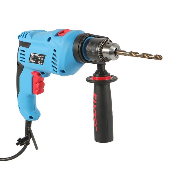 Máy Khoan Điện Fixtec FID60003 600W, Máy khoan Đầu kẹp 13mm, Máy khoan búa gia đình
