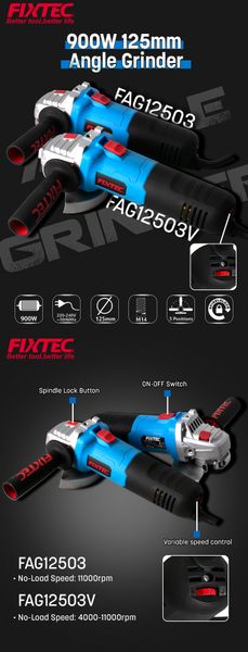 Máy mài góc FIXTEC  FAG12503
