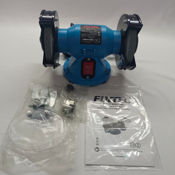 Máy mài 2 đá FIXTEC Model  FBG12501 Công suất 150W
