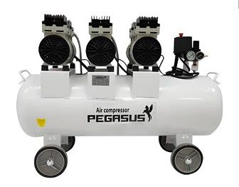 Máy Nén Khí Không Dầu PEGASUS TM-OF750x3-120L, Máy nén khí 120L, Máy nén khí 3Hp