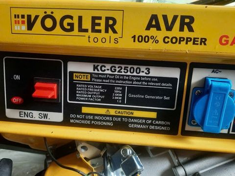 Máy phát điện VOGLER 3kVa 2500W, Máy phát điện 1 pha 2.5kW, Máy phát điện chạy xăng 3kVA 220V, Phát điện gia đình 3kVA, Máy phát điện 3kVA 2600W