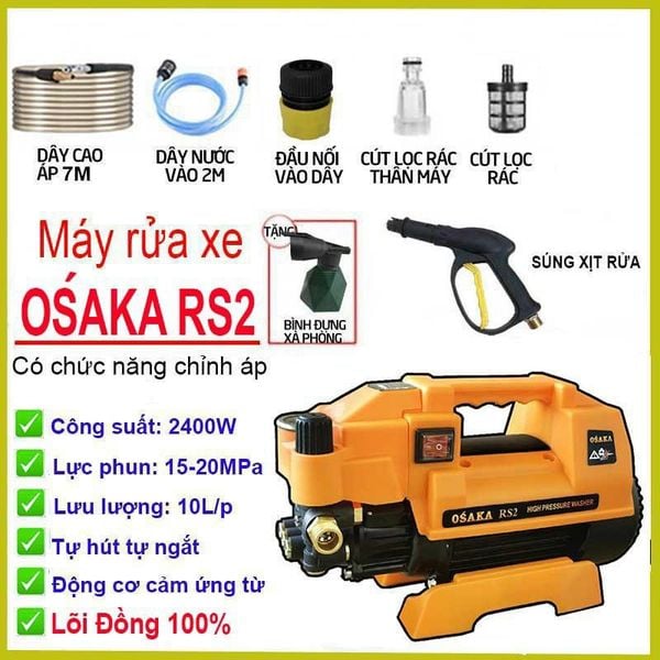 Máy Xịt Rửa Xe OSAKA RS2 2400W