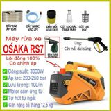  Máy Xịt Rửa Xe OSAKA RS7 3000W (100% dây đồng) Có chỉnh áp 