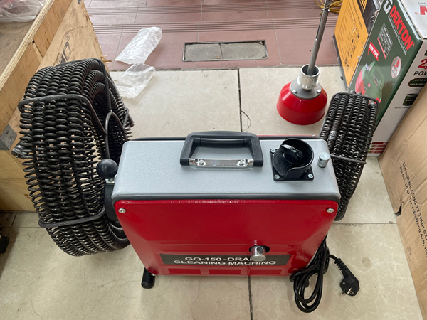 Bộ Thông Tắc GQ150-1200W, Bộ Thông Cống 1200w, Máy Thông Tắc GQ-150 Lucian, Dụng Cụ Thông Tắc Đường Ống