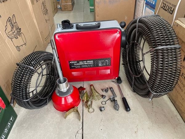 Bộ Thông Tắc GQ150-1200W, Bộ Thông Cống 1200w, Máy Thông Tắc GQ-150 Lucian, Dụng Cụ Thông Tắc Đường Ống