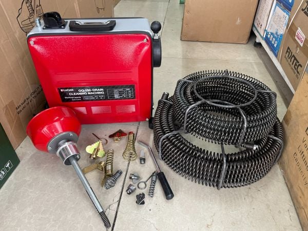 Bộ Thông Tắc GQ150-1200W, Bộ Thông Cống 1200w, Máy Thông Tắc GQ-150 Lucian, Dụng Cụ Thông Tắc Đường Ống