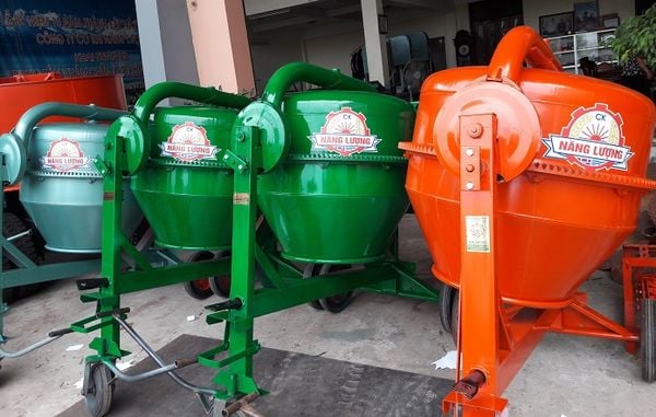 Máy Trộn Bê Tông 380L động cơ điện