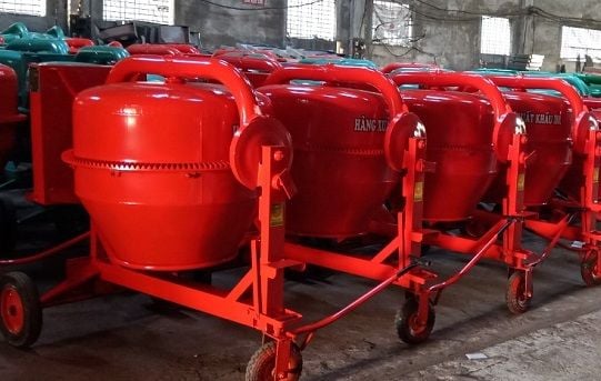 Máy Trộn Bê Tông 380L động cơ điện