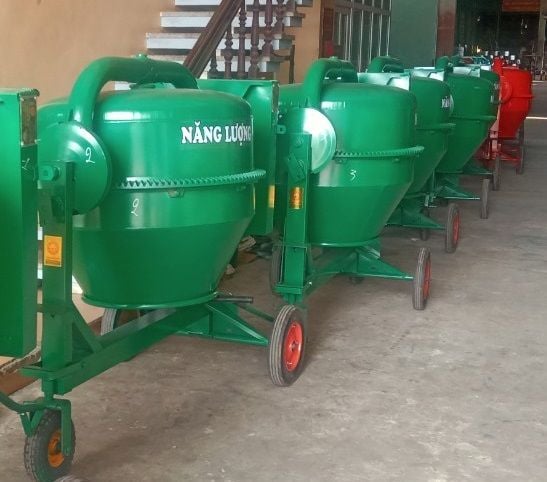 Máy Trộn Bê Tông 380L động cơ điện