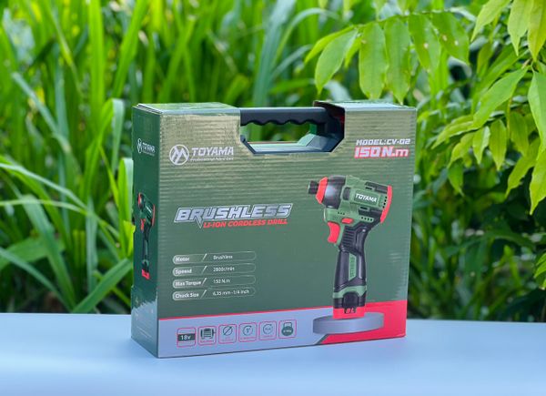 Máy vặn vít Toyama Pin 18V, Máy Vặn vít pin 16.8V, Máy bắn vít không chổi than, Máy chuyên vít không chổi than