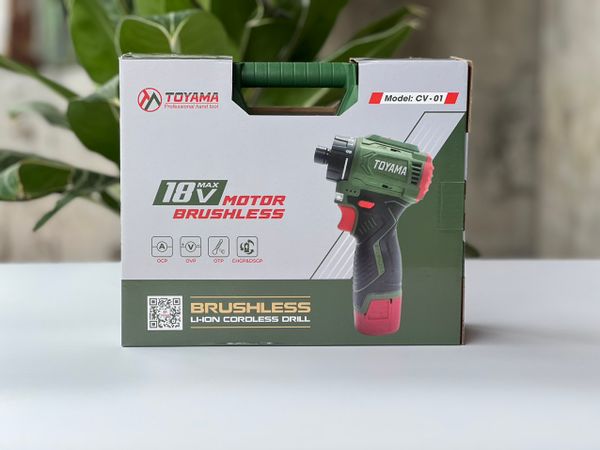 Máy vặn vít Toyama CV-01, Máy vặn vít mini, Máy vặn vít dùng pin, Máy Bắn Vít 18v, Máy vặn vít cầm tay