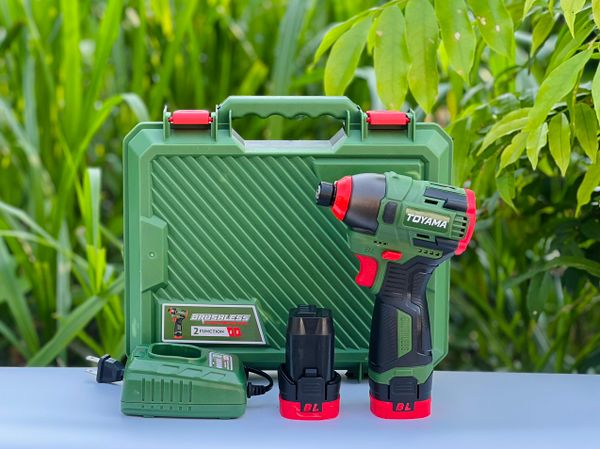 Máy vặn vít Toyama Pin 18V, Máy Vặn vít pin 16.8V, Máy bắn vít không chổi than, Máy chuyên vít không chổi than