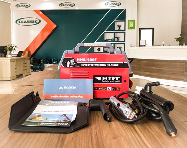Máy Hàn Điện Btec MMA-200F Inverter