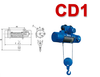  Pa Lăng Cáp Chạy Điện KENBO CD1 10 Tấn -6m 