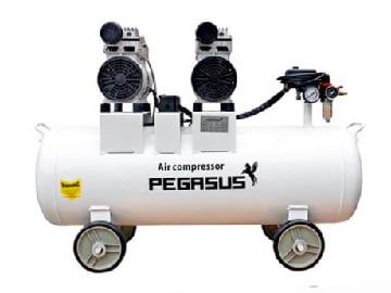  Máy Nén Khí Không Dầu PEGASUS TM- OF550*2- 70L 