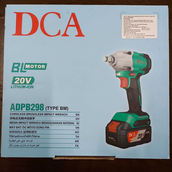 Máy Siết Bolong DCA ADPB298BM dùng pin