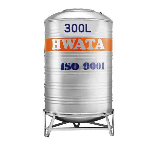 Bồn nước inox Hwata 300 lít đứng - HWA-BD300-760MM