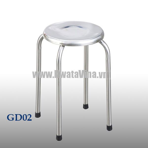 Ghé đẩu inox Hwata 280 - GD02