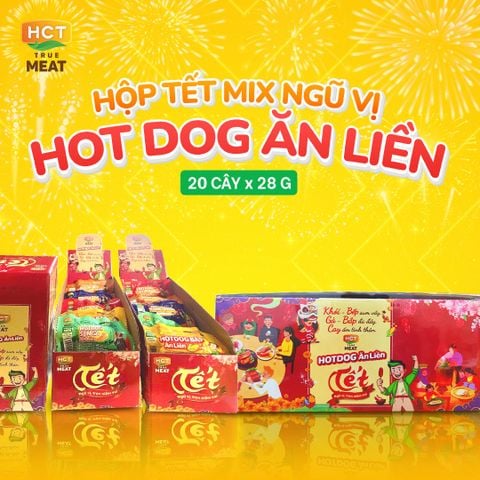  Hộp Tết 20 cây hotdog ngũ vị 