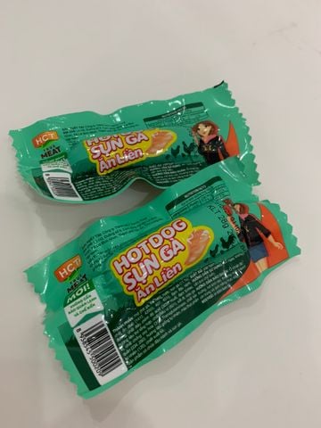  Combo 10 cây Xúc xích hotdog ăn liền Sụn Gà 28g x 10 cây 