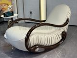  Ghế Bập Bênh Thư Giãn Da Bò Ý EC11T 
